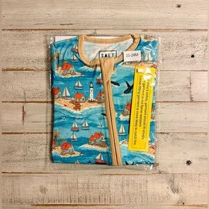 Salt n’ Pine (now Sand n’ Peak) Cape pajamas shortie romper 18-24 months NIB